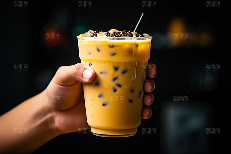 奶茶美味休闲摄影图