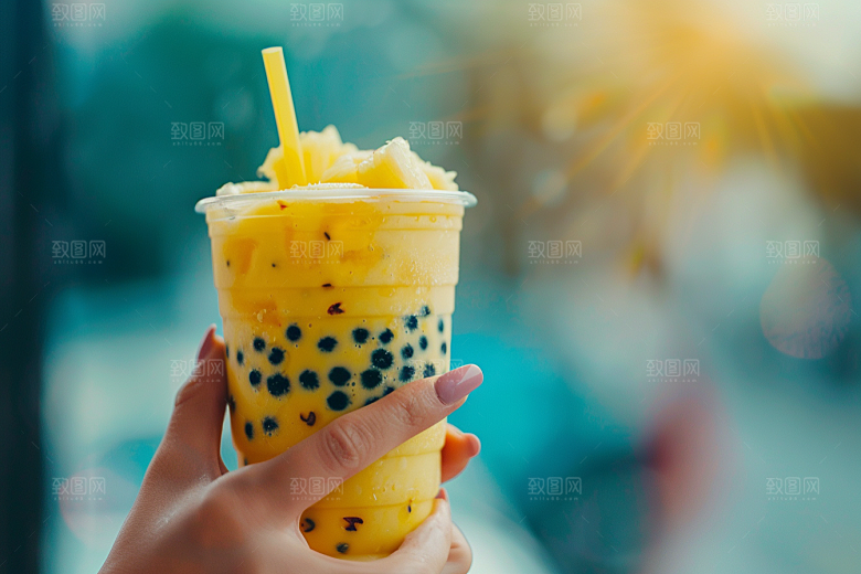 奶茶美味高清摄影图