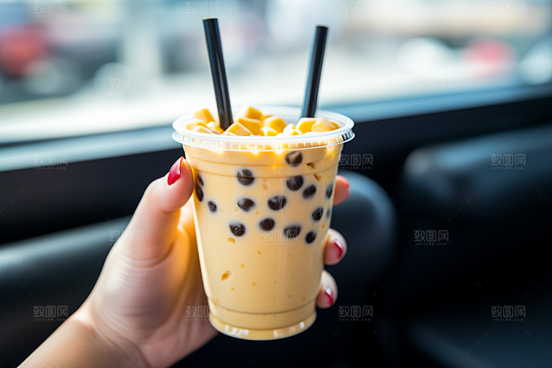 奶茶饮品高清摄影图