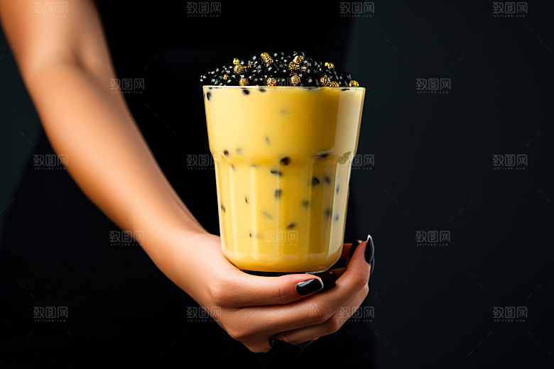 奶茶美味饮料摄影图