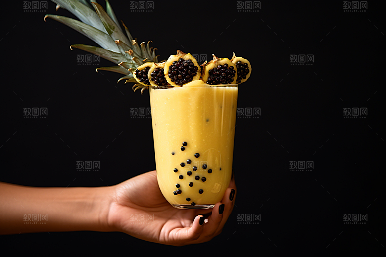 奶茶温暖饮料摄影图