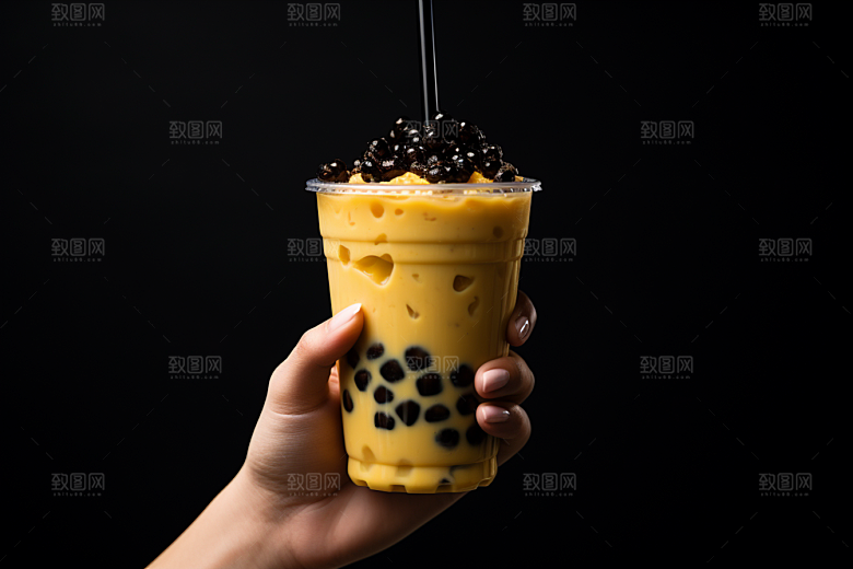 奶茶生活高清摄影图
