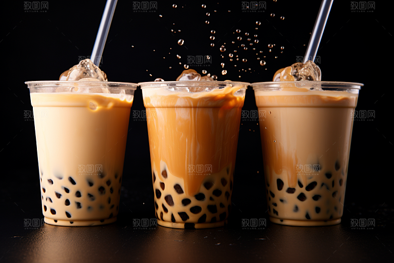 奶茶甜品生活摄影图