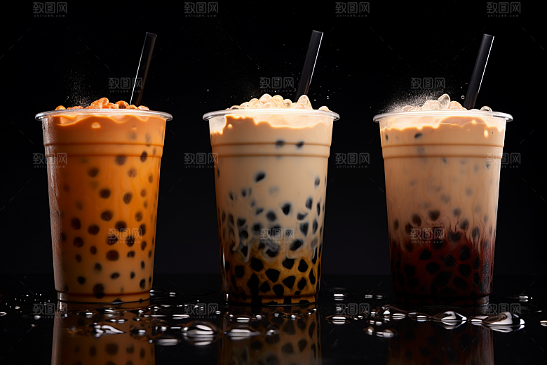 奶茶卡路里高清摄影图