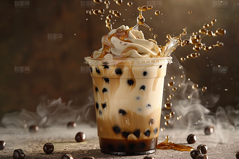 奶茶广告生活摄影图