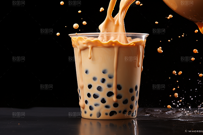 奶茶休闲卡路里摄影图