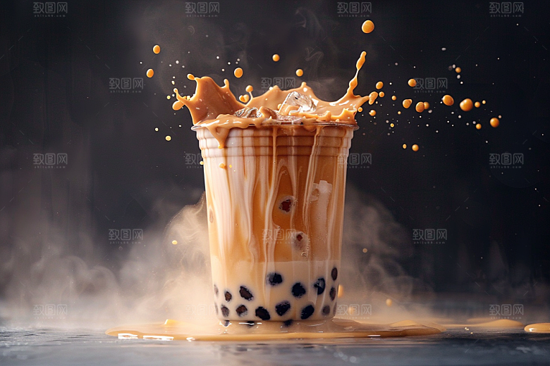 奶茶饮品生活摄影图