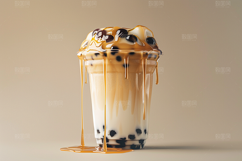 奶茶休闲生活摄影图