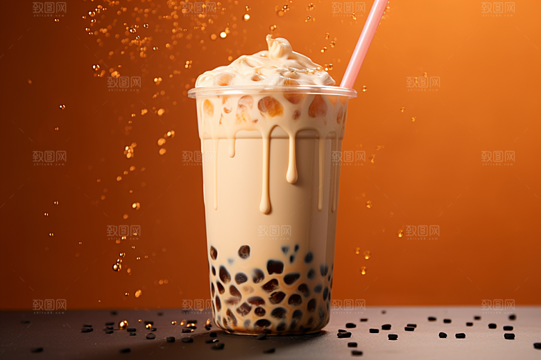 奶茶高清广告摄影图