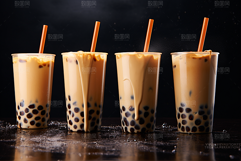 奶茶温暖生活摄影图