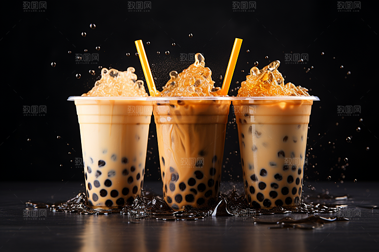 奶茶高清温暖摄影图