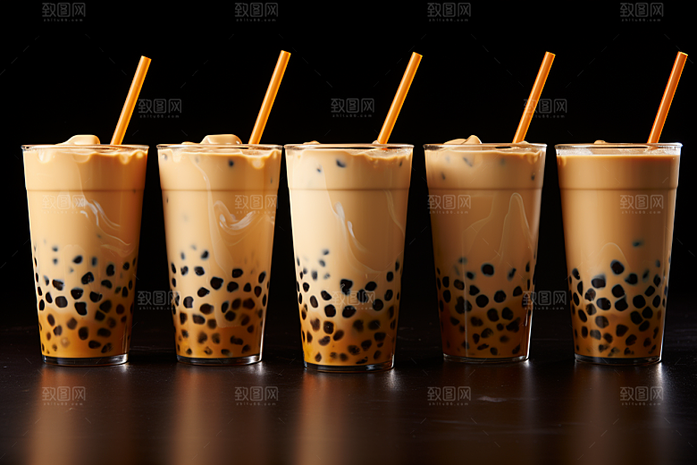 奶茶果茶休闲摄影图