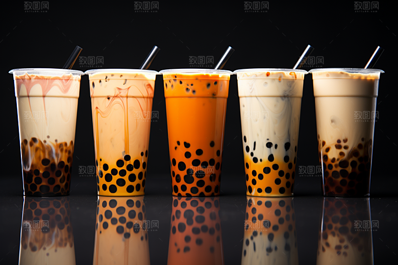 奶茶饮品高清摄影图