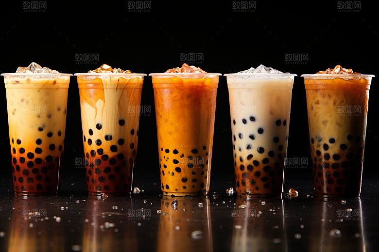 奶茶美味温暖摄影图