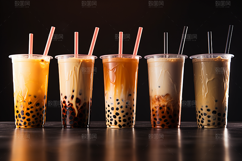 奶茶休闲饮品摄影图