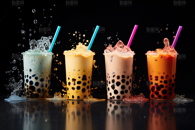 奶茶生活高清摄影图