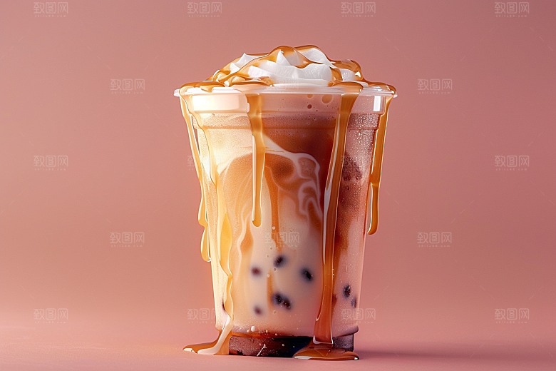奶茶生活饮料摄影图