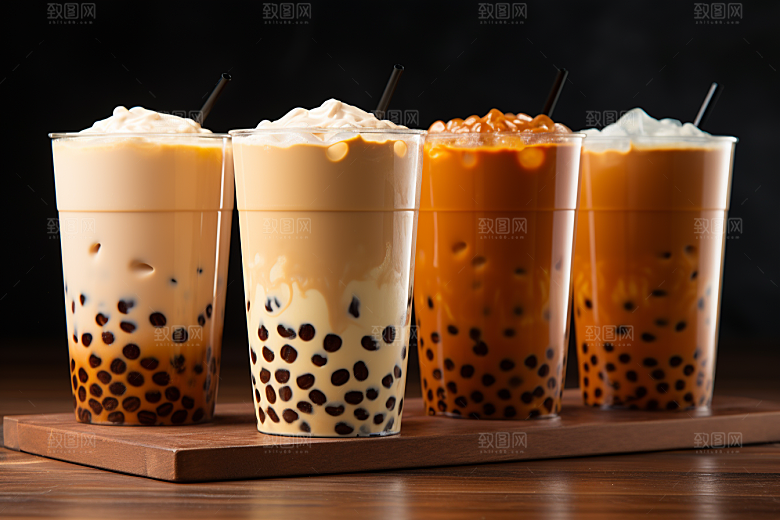 奶茶温暖高清摄影图