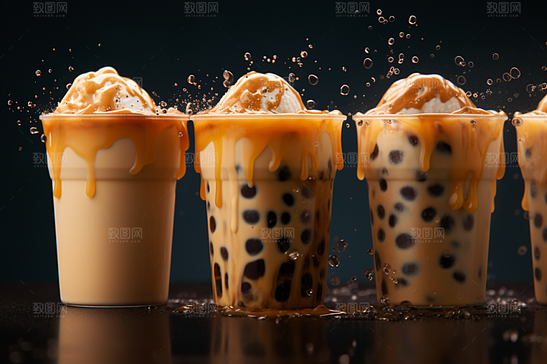 奶茶饮料生活摄影图