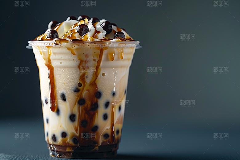 奶茶美味饮品摄影图