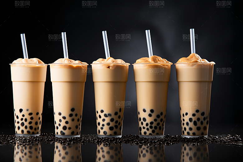 奶茶美味饮料摄影图