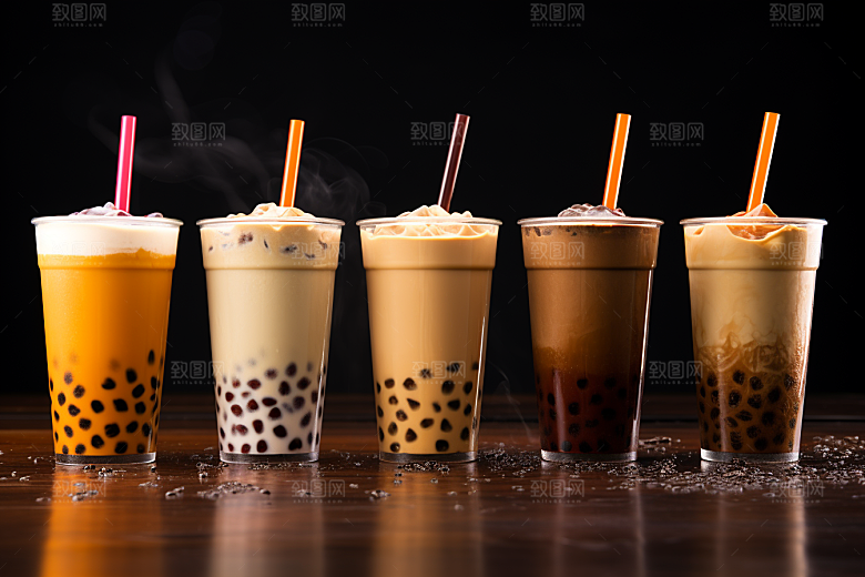 奶茶饮料饮品摄影图