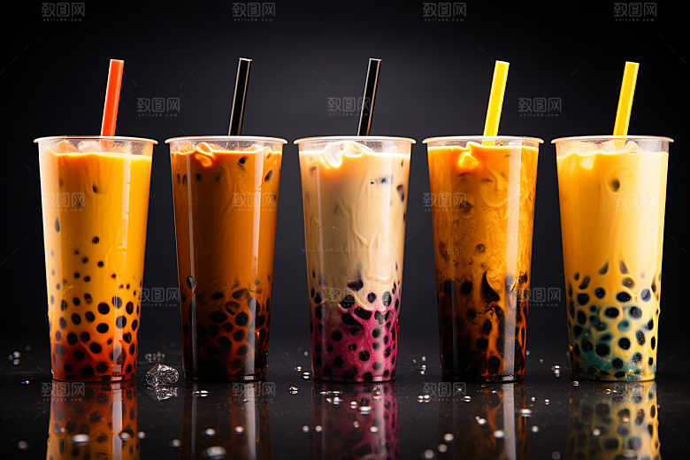 奶茶广告休闲摄影图