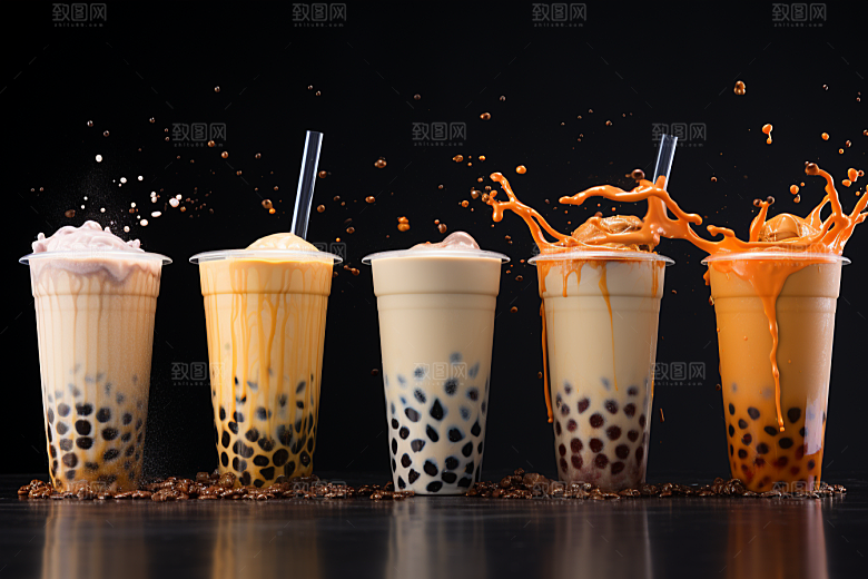 奶茶高清饮料摄影图