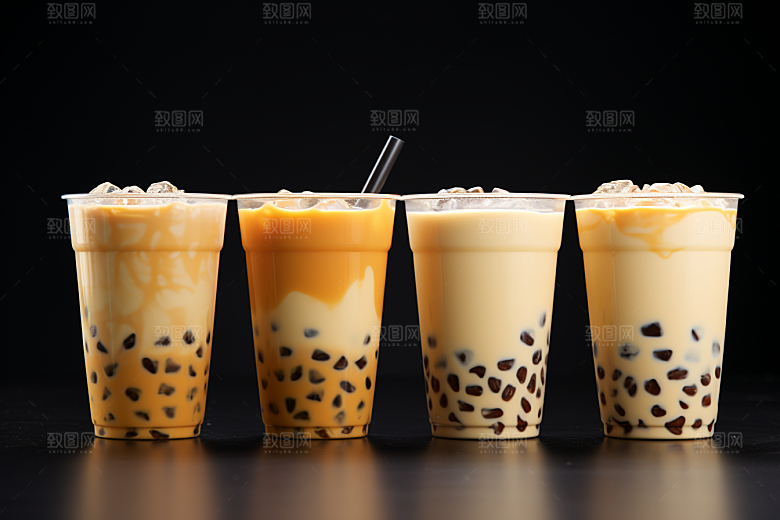 奶茶果茶生活摄影图