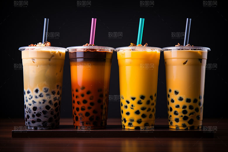 奶茶广告休闲摄影图