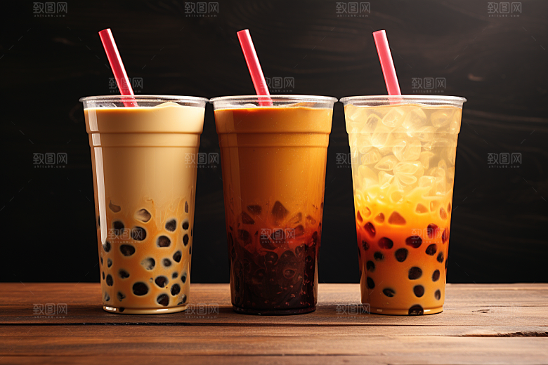 奶茶饮品休闲摄影图
