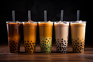 奶茶温暖休闲摄影图