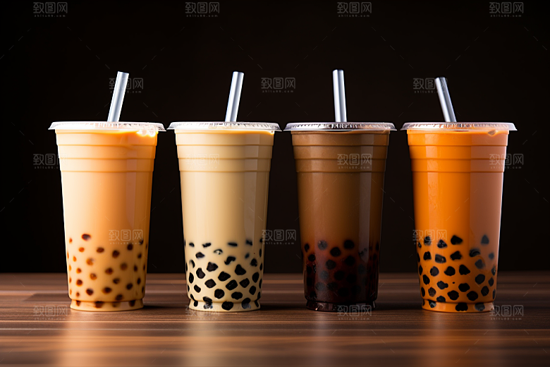 奶茶休闲果茶摄影图