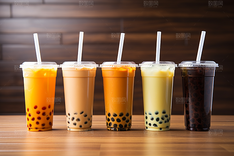 奶茶美味饮料摄影图