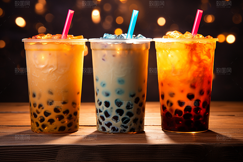 奶茶生活美味摄影图