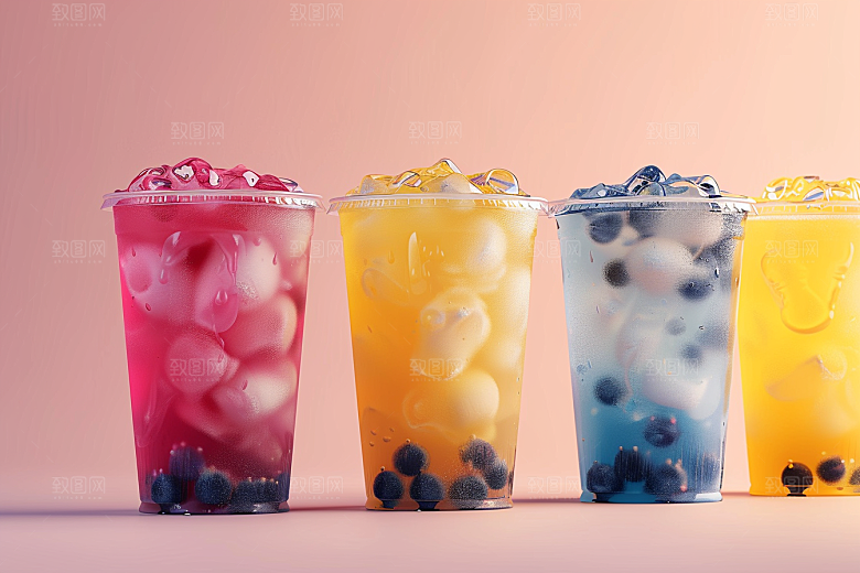 奶茶生活美味摄影图