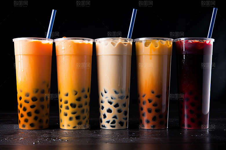 奶茶甜品卡路里摄影图