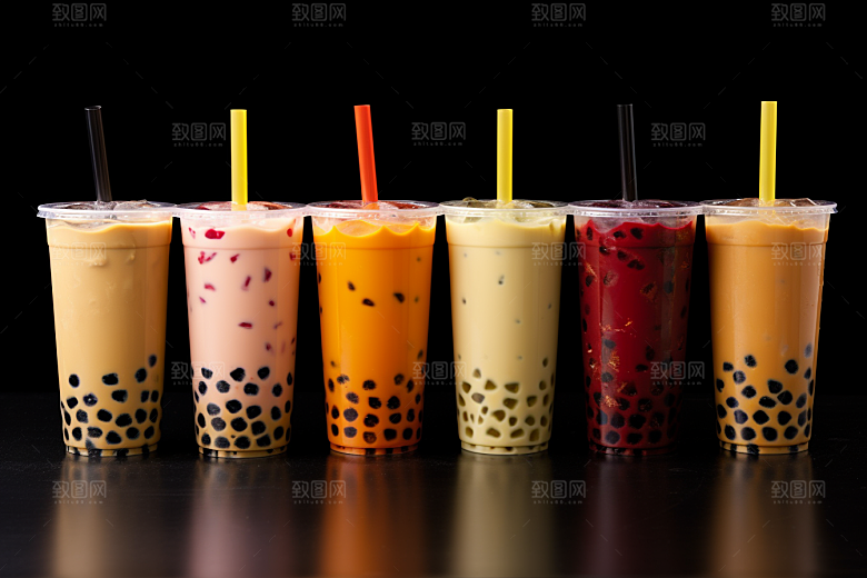 奶茶高清果茶摄影图