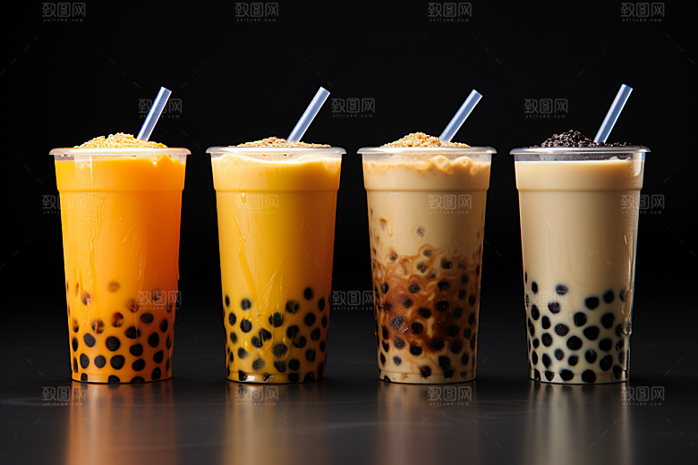 奶茶温暖生活摄影图