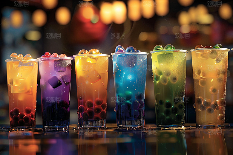 奶茶温暖卡路里摄影图