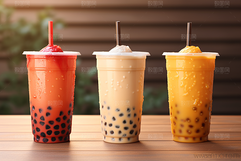 奶茶美味广告摄影图
