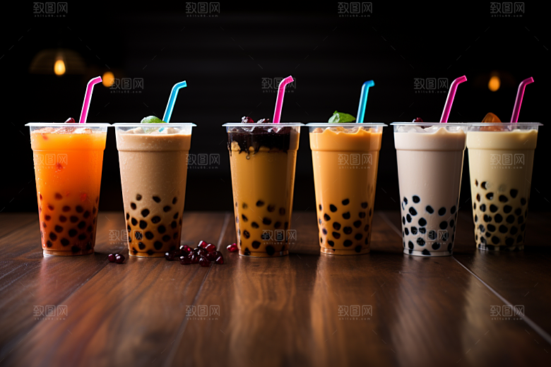 奶茶卡路里休闲摄影图