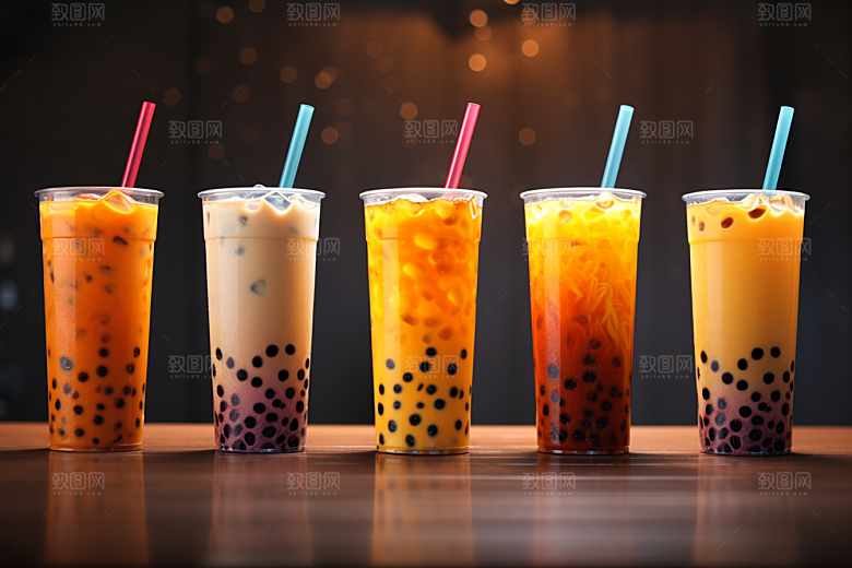 奶茶卡路里休闲摄影图