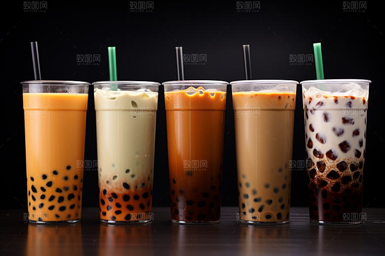 奶茶美味饮料摄影图