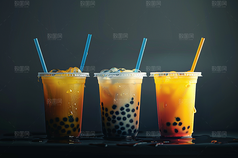 奶茶温暖生活摄影图