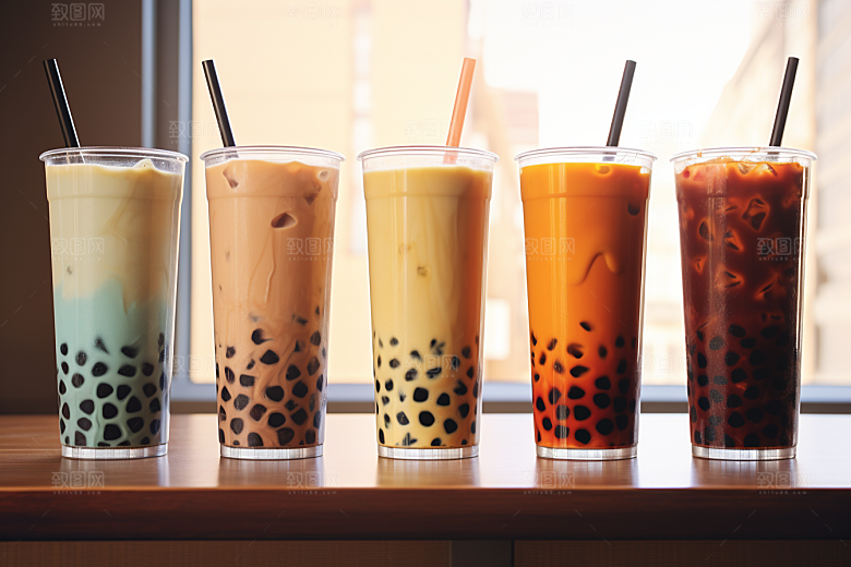 奶茶饮料高清摄影图