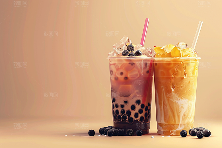 奶茶高清饮品摄影图