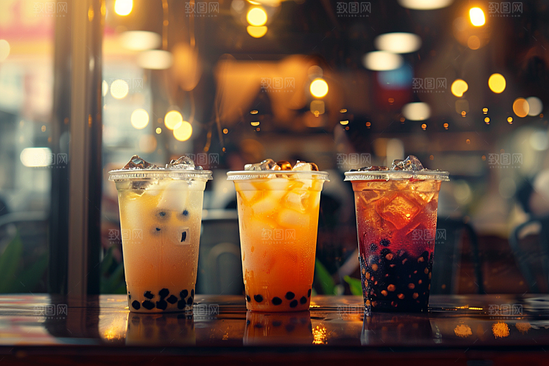 奶茶生活温暖摄影图