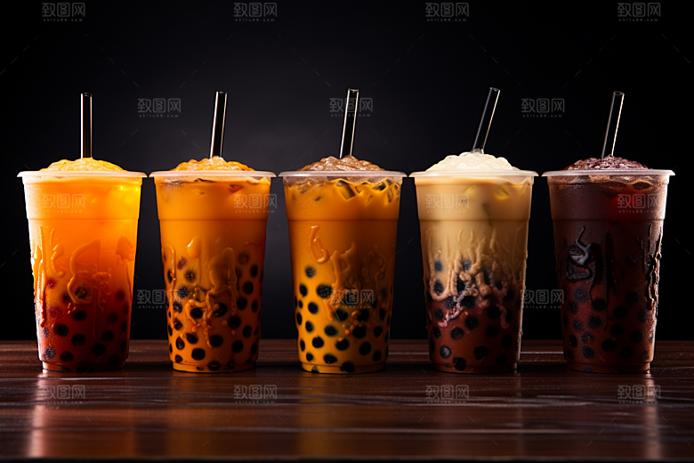 奶茶休闲饮品摄影图