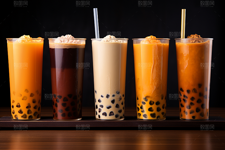 奶茶休闲饮品摄影图
